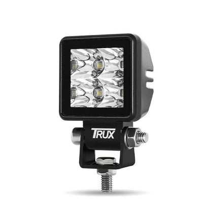 Trux 2600 Lumen, 2.25" Mini Bezel-Less Super Powered LED Square Spot/Work Lamp