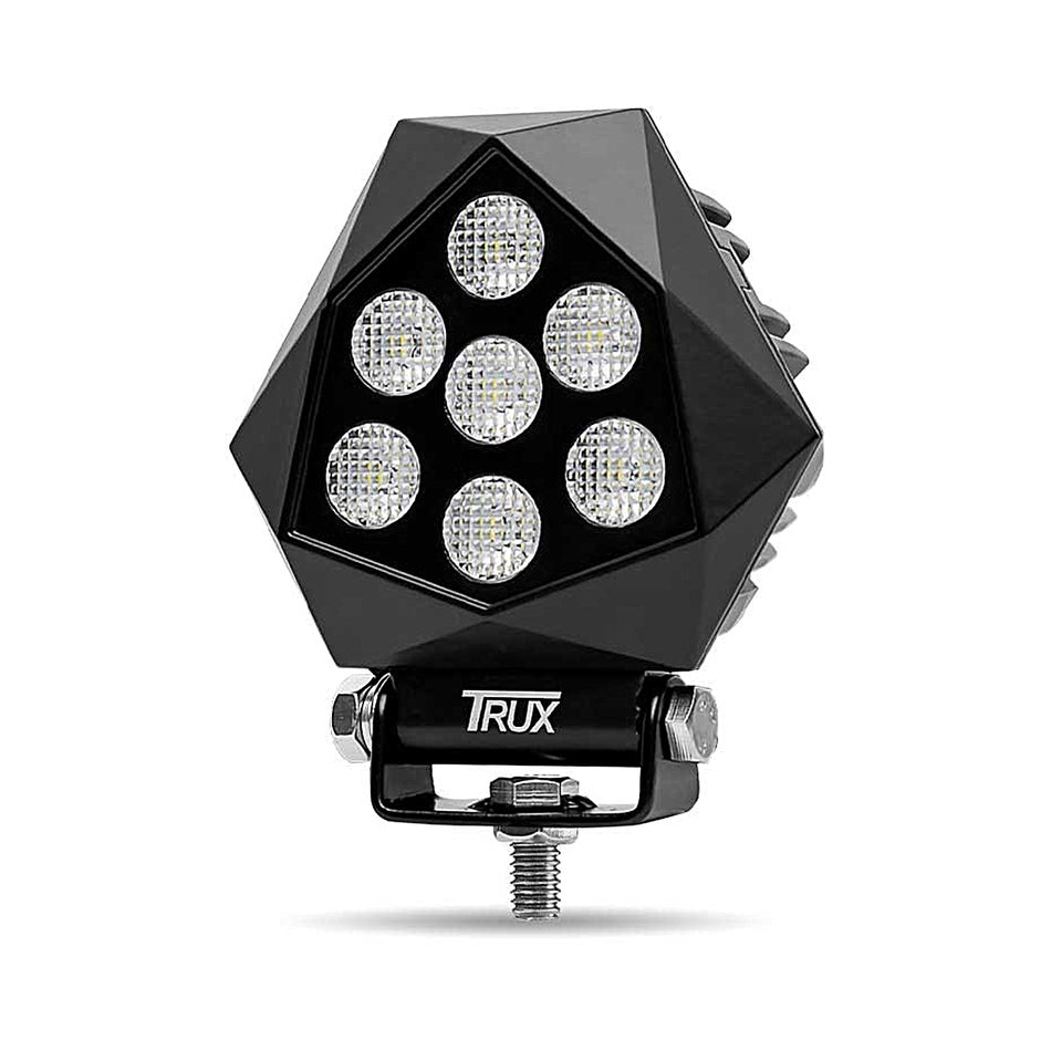 Trux 3200 Lumen, 4.5" Stealth Series Heavy Duty LED Flood/Work Lamp