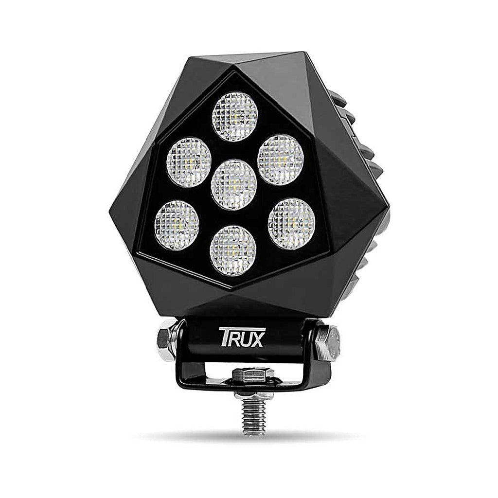 Trux 3200 Lumen, 4.5" Stealth Series Heavy Duty LED Flood/Work Lamp