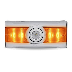 Trux - Chrome Peterbilt LED Interior Projector Dome & Map Light (6-color Aux)