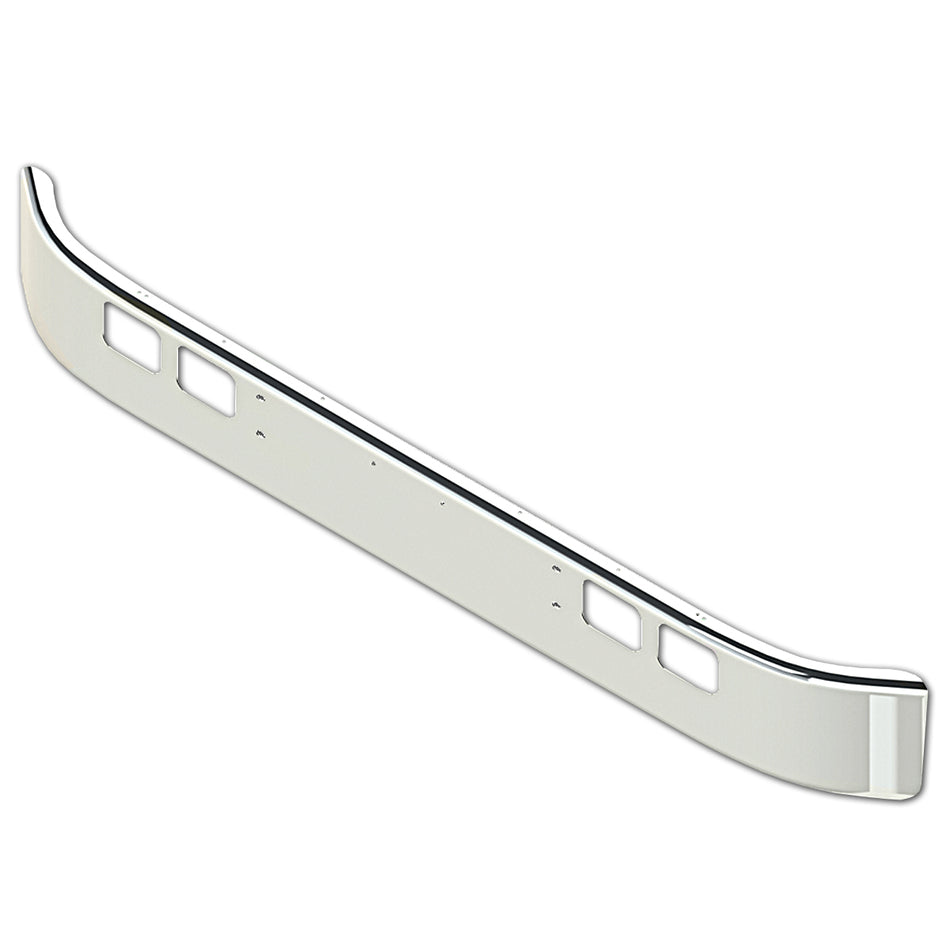1990-2004 Western Star 4600, 4700, 4800, 4900 or 8100 Series 10" Chrome Steel Bumper