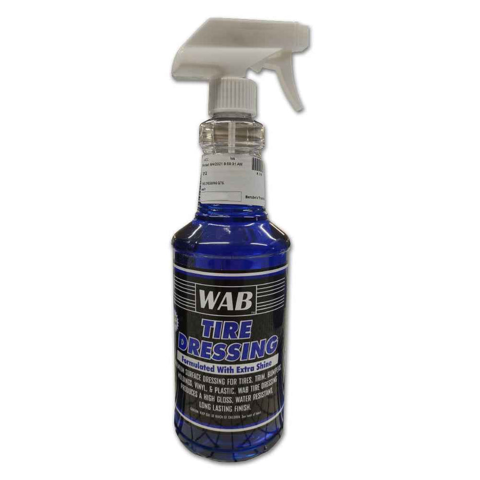 WAB Tire Dressing Cleaner - Blue (1 Qt. or 1 Gal. or 5 Gal.)