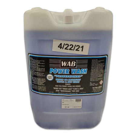 WAB Power Wash Cleaner - Blue (1 Gal., 5 Gal. or 55 Gal.)