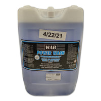 WAB Power Wash Cleaner - Blue (1 Gal., 5 Gal. or 55 Gal.)