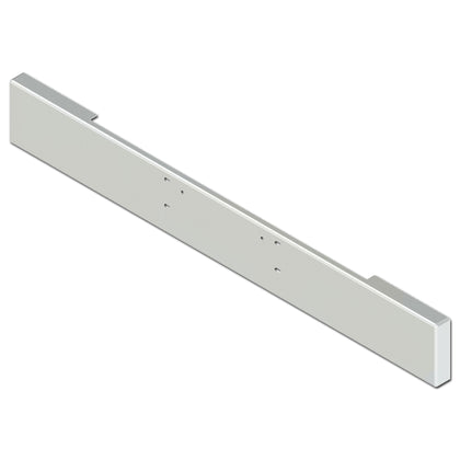 Western Star Logger 10" Boxed End 7GA Steel Chrome Bumper with Bolt & Hitch Holes