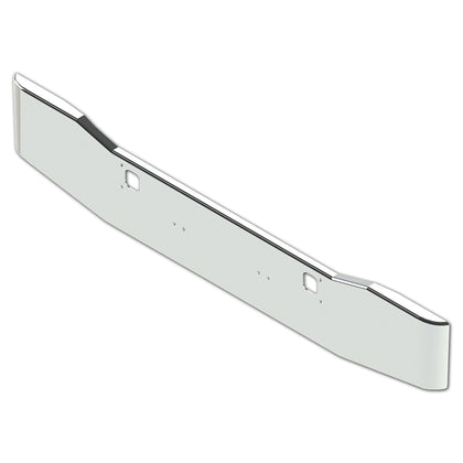 1967 - 1981 Kenworth W900A 16" Taper Rolled End 7GA Bumper with Bolt & Tow Pin Holes