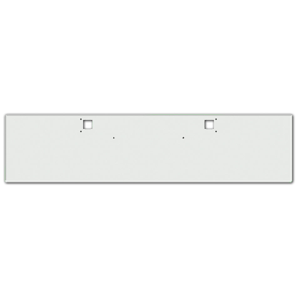 Kenworth W900B, W900L 22" Box End Square 10GA Steel Chrome Bumper