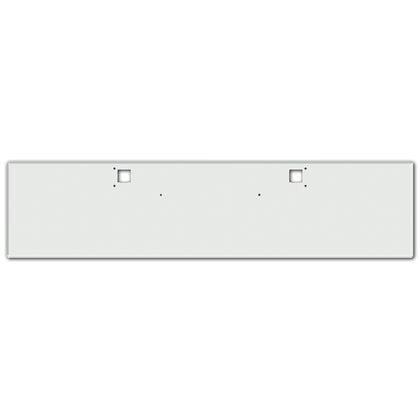 Kenworth W900B, W900L 22" Box End Square 10GA Steel Chrome Bumper