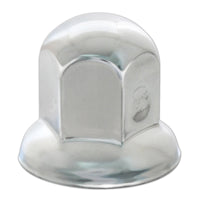 Grand General - 1-1/8" x 2" Standard Chrome Steel Lug Nut Cover w/ Flange (Push-On)