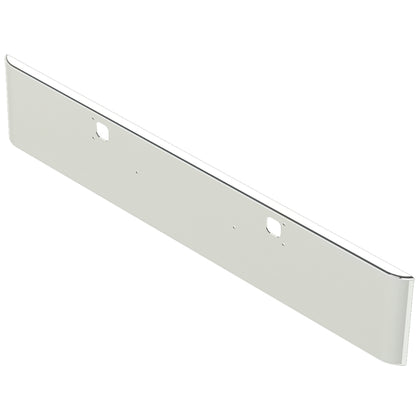 Kenworth W900B or W900L 18" Rolled End Square 7 GA Steel Chrome Bumper w Bolt & Tow Pin Holes