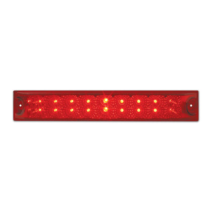 Grand General - 12" Spyder LED Light Bar - Red