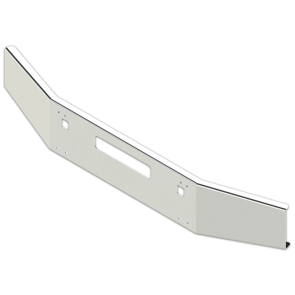 1986-2003 Kenworth T800 Conventional Tapered 14" with 7" Break Back 7GA Steel Chrome Bumper