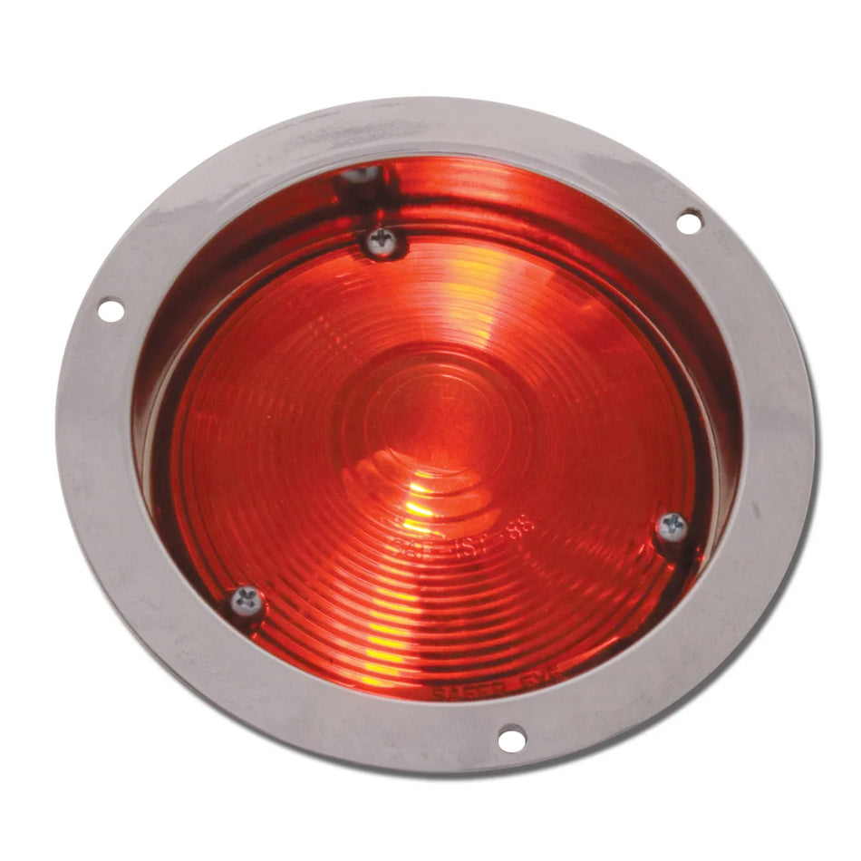 Grand General 4" Flange Mount Light w Chrome Die Cast Housing