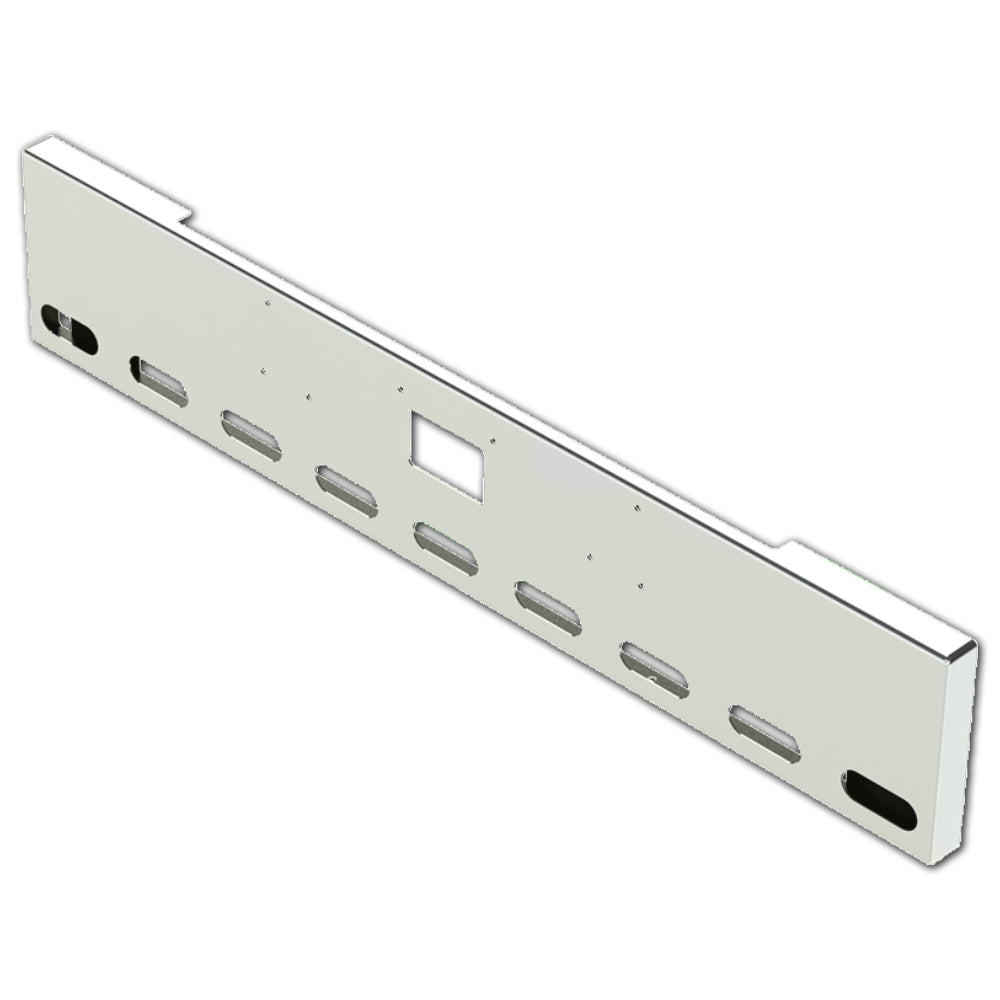 Valley Chrome Peterbilt 379 18" Box End Square 7GA Steel Chrome Bumper