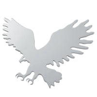 Left or Right Hand Chrome Plated Steel Eagle Cut Out (adhesive mount)