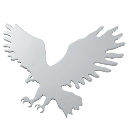 Left or Right Hand Chrome Plated Steel Eagle Cut Out (adhesive mount)