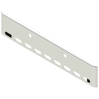 18" Peterbilt 388 or 389 Rolled End Square 7 GA Steel Chrome w Bolt, Tow Pin & 9 Oval Light Holes