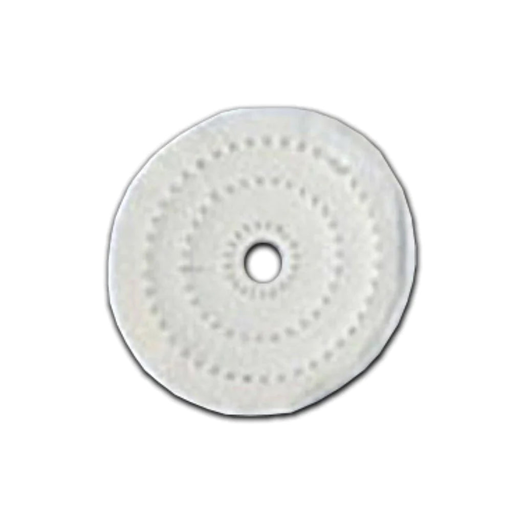 8" Concentric Stitched Full Disk Buffing Pad-Canton Flannel