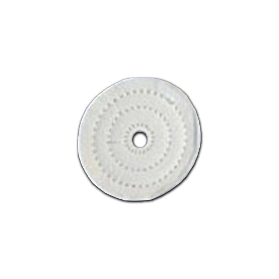 4" Concentric Stitched Full Disk Buffing Pad-Canton Flannel