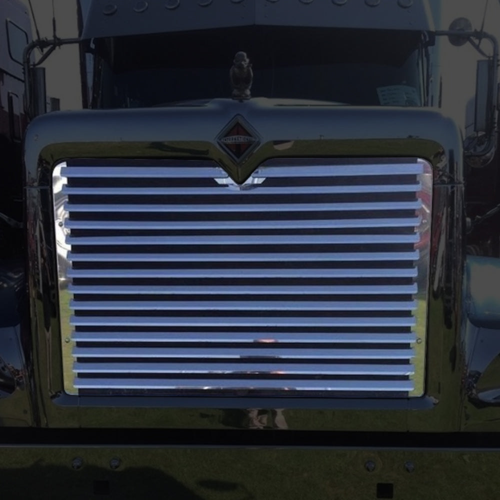 International 9900 5900I Grill With 14 Louver-Style Bars By RoadWorks