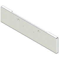 Valley Chrome 2007+ Peterbilt 365/388/389 22" Box End Square 10GA Steel Chrome Bumper w Bolt & Toe Pin Holes