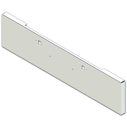 Valley Chrome 2007+ Peterbilt 365/388/389 22" Box End Square 10GA Steel Chrome Bumper w Bolt & Toe Pin Holes