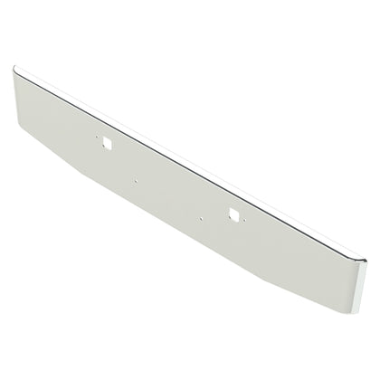 Peterbilt 365, 388, 389 16" Tapered End Chromed Steel Bumper w Bolt & Tow Holes