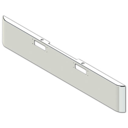 Valley Chrome 1967-1986 Peterbilt 359 18" Texas Square 7GA Steel Chrome Bumper