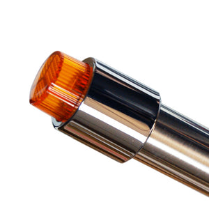 Bores Mfg. - Peterbilt 330/335 42" Stainless Steel Bumper Guides (Amber)