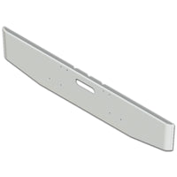 Valley Chrome 84-99 Freightliner Classic 16" Tapered 7GA Steel Chrome Bumper w Bolt & Tow Pin Holes