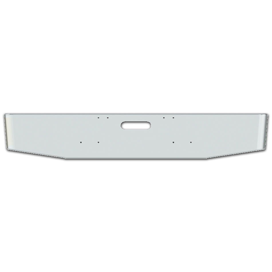 Valley Chrome 84-99 Freightliner Classic 16" Tapered 7GA Steel Chrome Bumper w Bolt & Tow Pin Holes
