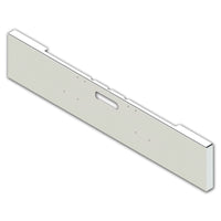 1984-1999  Classic Freightliner 18" Boxed End 7GA Chrome Bumper w Tow Pin & Bolt Holes