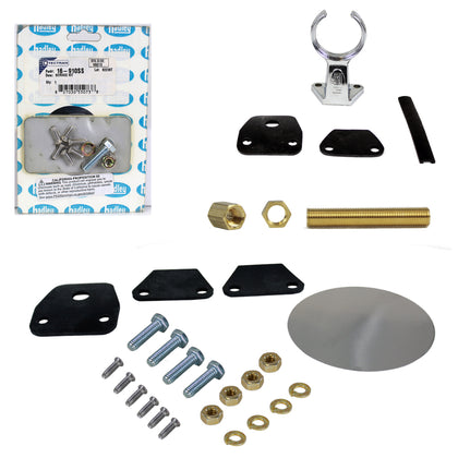 Tectran - Air Horn Chrome Projector Support Kit Parts & Accessories