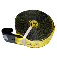 2" Winch Straps w/ Flat Hooks