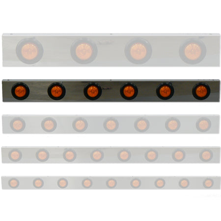 3.5" Light Channels with 2" Lights (Various Lengths) - Berube's Truck Accessories