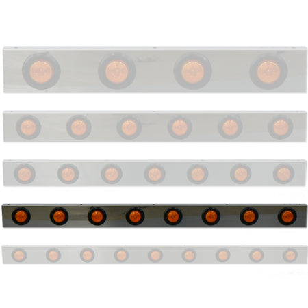 3.5" Light Channels with 2" Lights (Various Lengths) - Berube's Truck Accessories