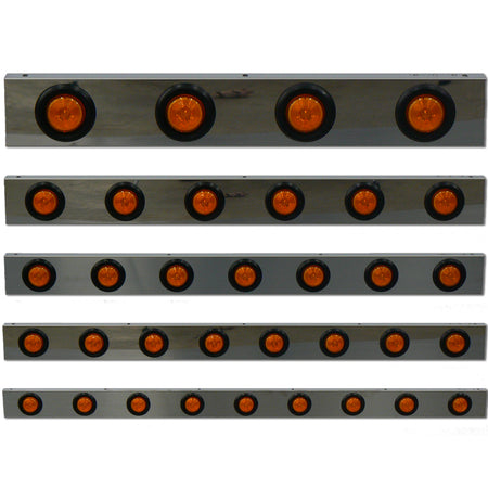 3.5" Light Channels with 2" Lights (Various Lengths)