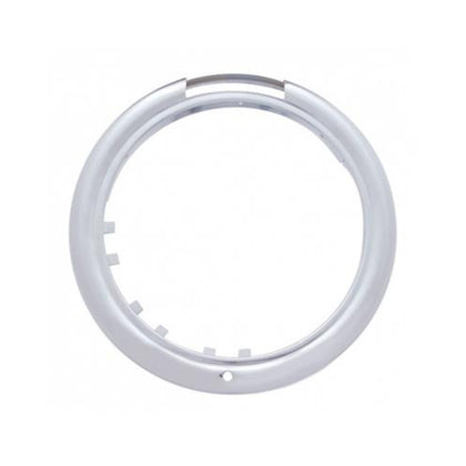 United Pacific Stainless Steel Classic Style Headlight Bezel with Turn Signal Cutout