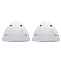 Polished Aluminum Headlight Turn Signal Cover Kit For Peterbilt