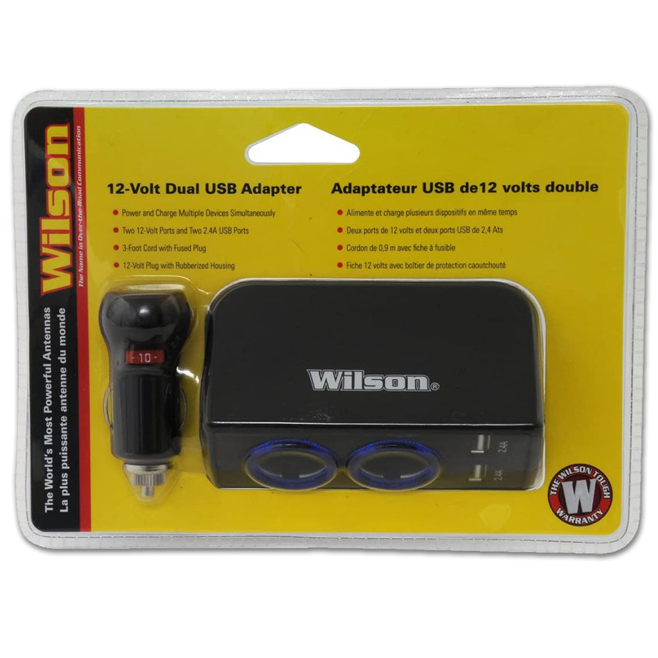 Wilson 12Volt Dual Power & USB Adapter