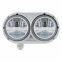 ULTRALIT - 8 High Power LED 5-3/4" Headlight - Silver