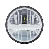 ULTRALIT - 8 High Power LED 5-3/4" Headlight - Silver