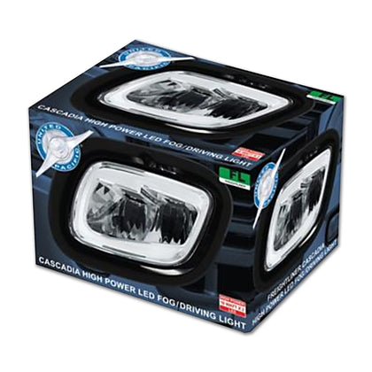 United Pacific 2 LED Fog & Driving Light Assembly For 2008-2017 Freightliner Cascadia - Driver