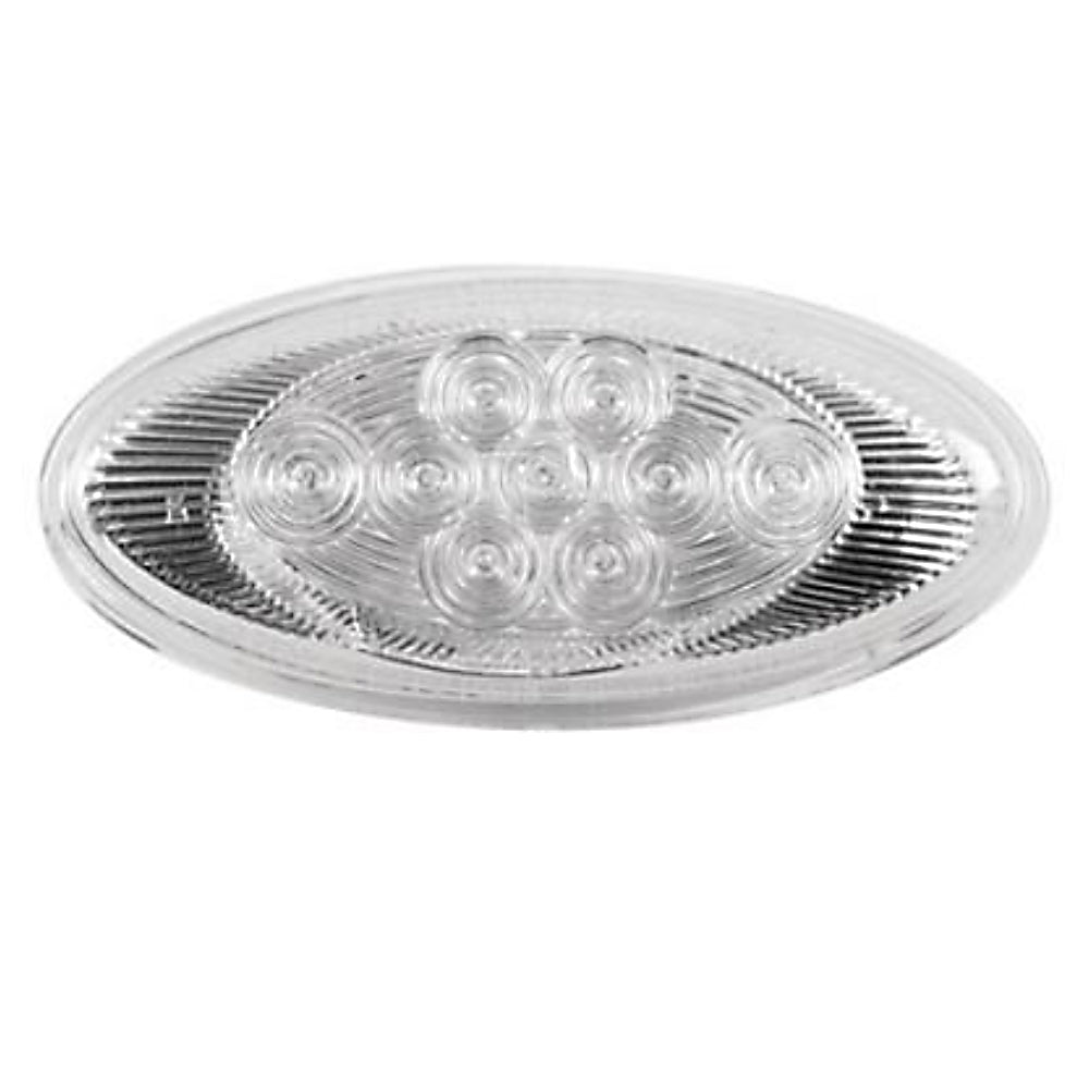 Maxxima Peterbilt Lightening Oval Chrome Amber Side Turn/Marker Replacement Light