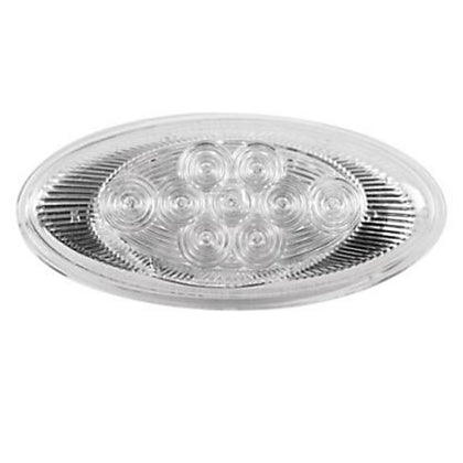 Maxxima Peterbilt Lightening Oval Chrome Amber Side Turn/Marker Replacement Light