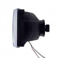 ULTRALIT - 4" X 6" Crystal Headlight With 9 White LED Position Light - Low or High Beam