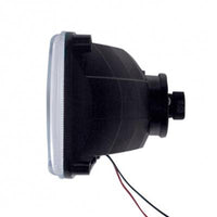 ULTRALIT - 4" X 6" Crystal Headlight With 9 Amber LED Position Light - Low or High Beam