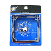 Bezel w/ Visor for Square Double Face "GLO Light" LED Turn Signal