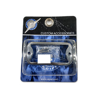 Small Rectangular Light Bezel for 6 LED Double Face Dual Function Lights