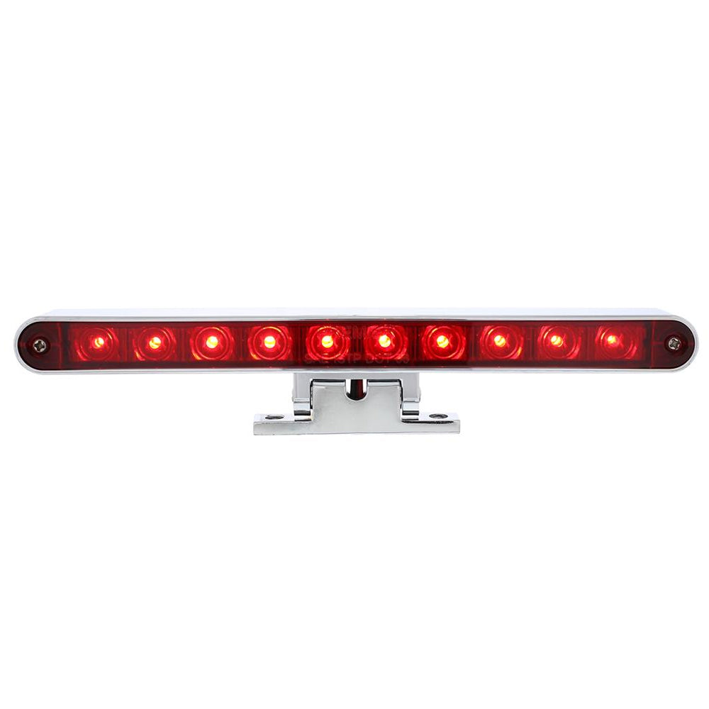 United Pacific 10 LED Dual Function 3rd Brake Light With Chrome